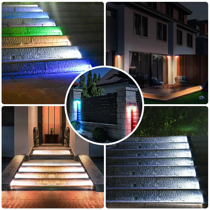 LED Solar Step Lights | Waterproof
