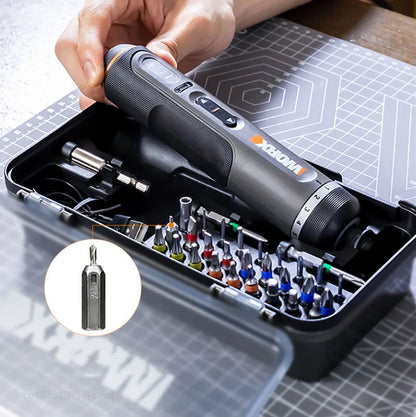 Youpin Worx 4V Mini Electrical Screwdriver Set WX242 Smart Cordless Electric Screw Driver USB Rechargeable 30 Bit Set Drill Tool