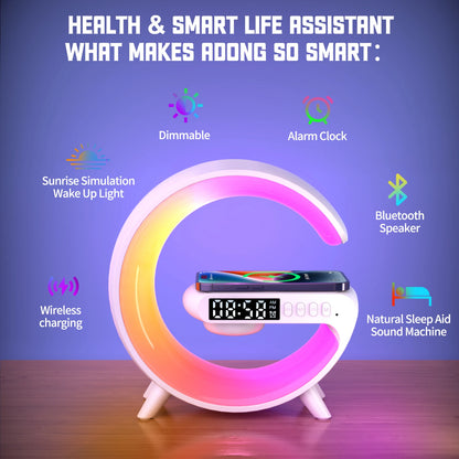 LED Smart Wake Up Light+Bluetooth Speaker